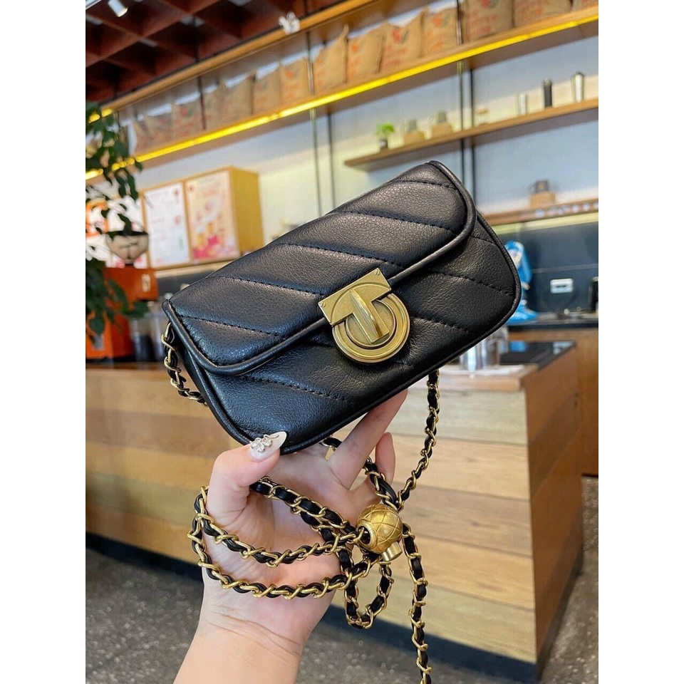 Túi Quả Chuông QC Size 18 Đeo Chéo trần Chỉ Chuẩn Loại Một Mẫu Mới(Ko hộp)