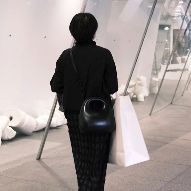 Túi đeo chéo IELGY dáng tròn nhỏ thời trang dành cho nữ