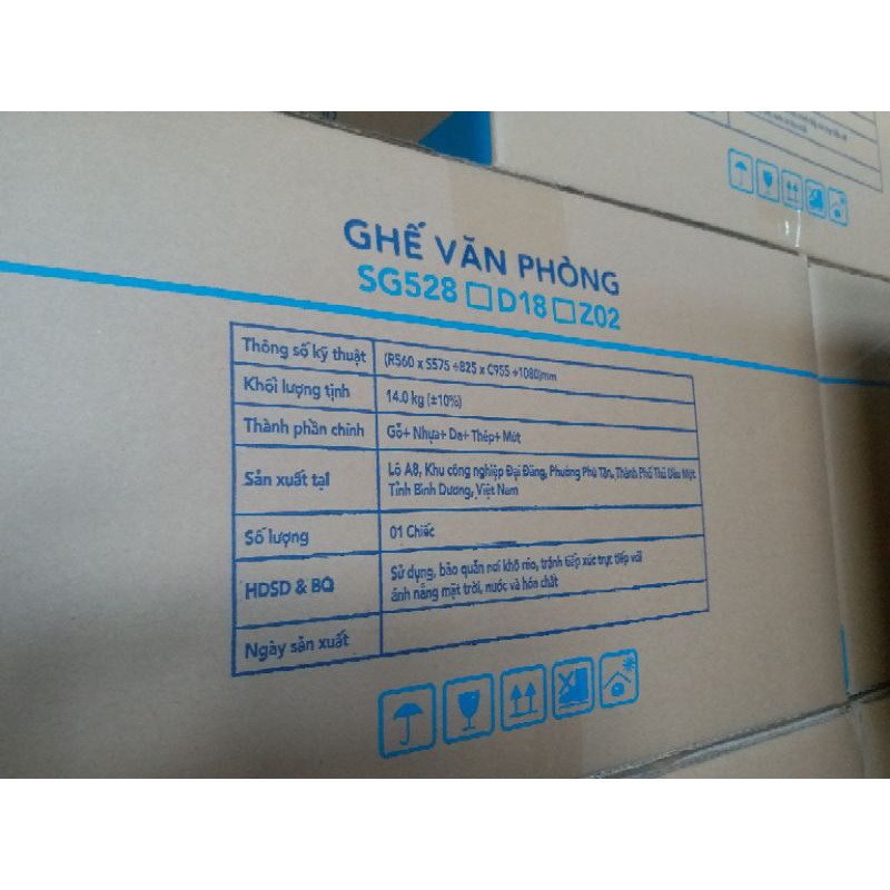 Ghế xoay văn phòng Hòa Phát SG528