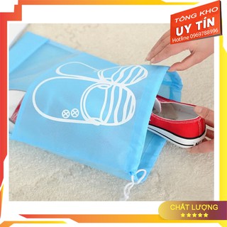 [HỦY DIỆT]Túi đựng giày dây rút chống bụi bẩn, size to (44x32cm), đi du lịch tiện lợi(GIAO MÀU NGẪU NHIÊN)
