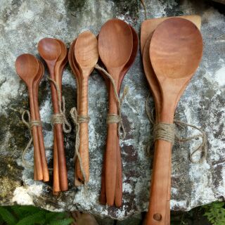 Combo  thìa  muôi  gỗ xk