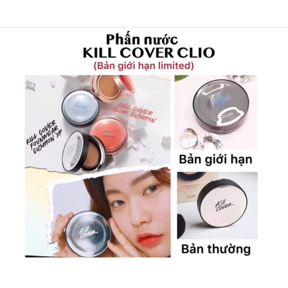 Phấn CLIO KILL COVER FOUNWEAR CUSHION | BigBuy360 - bigbuy360.vn