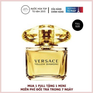 ~ 𝐍ƯỚ𝐂 𝐇𝐎𝐀 𝐓𝐎𝐏 ~ Nước Hoa, Dầu Thơm Nữ VERSACE YELLOW DIAMOND lưu hương 12h Chính Hãng