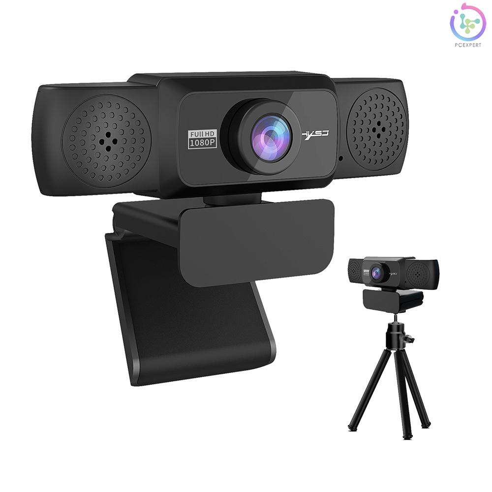 Webcam Hxsj S5 Hd 1080p 8m Âm Thanh Có Thể Điều Chỉnh Độ Cao Cho Laptop Máy Tính Để Bàn Tv Box