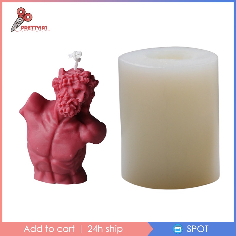 ✨Hàng sẵn sàng✨Khuôn Silicone Tạo Hình Chân Dung 3d Chuyên Dụng Cho Làm Nến / Sáp Thơm / Resin Epoxy