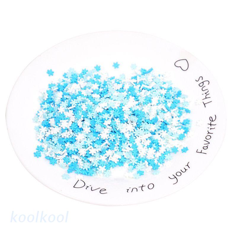 kool  10g Snowflakes Slices Material Epoxy Resin UV Glue Crafts Manual Jewelry Pendant DIY Slime Art Craft Tool Homemade Jewelry Decor