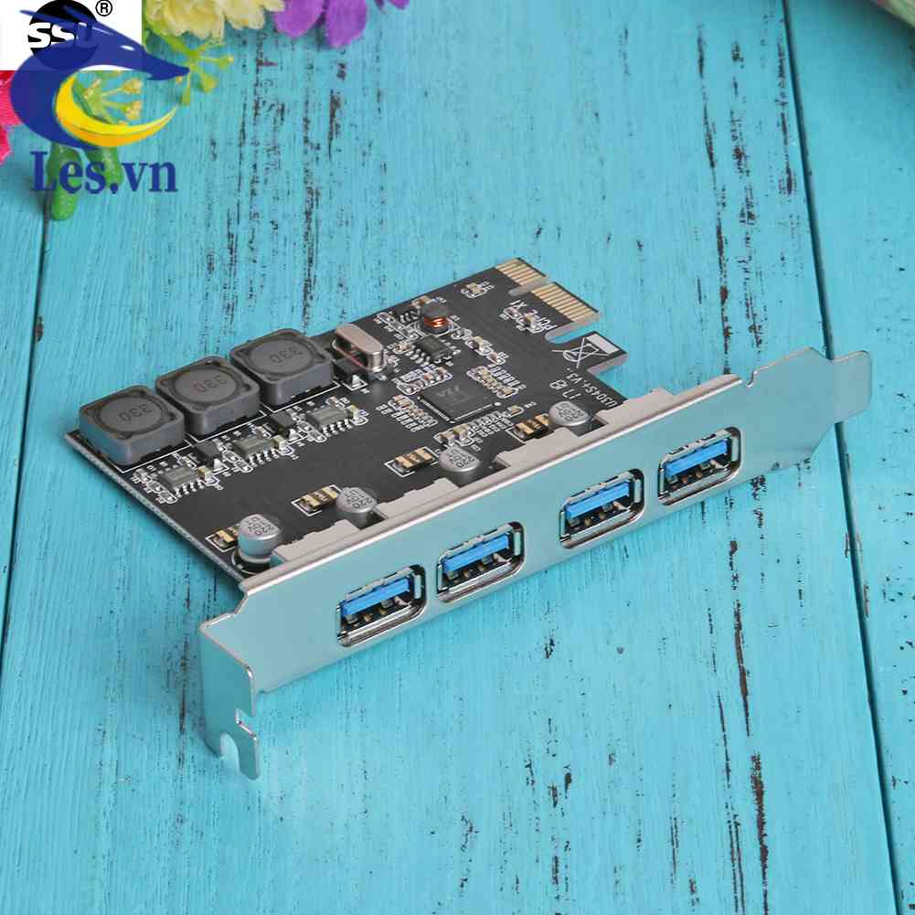 Card Mở Rộng PCIe U3V04S + 4 Cổng USB 3.0