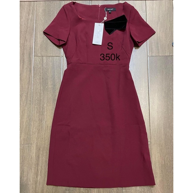 pass đầm elise size s newtag 100%