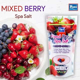 Muối cát Yoko Mixed Berry Spa Salt 300g