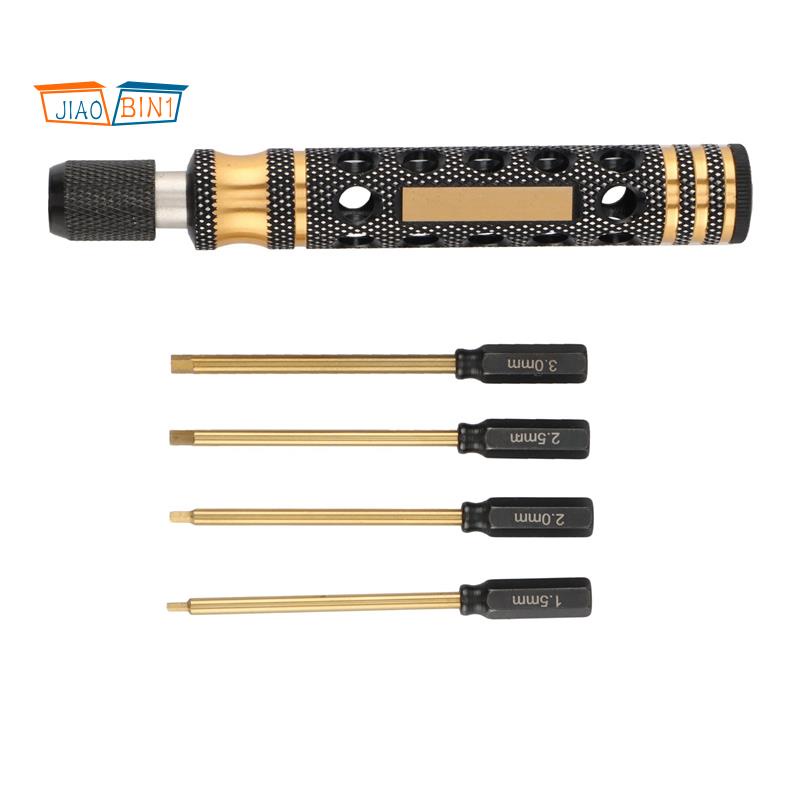 Tua Vít Đầu Lục Giác 6.35mm 4 Trong 1 Sửa Chữa Máy Bay Điều Khiển Từ Xa Tiện Dụng
