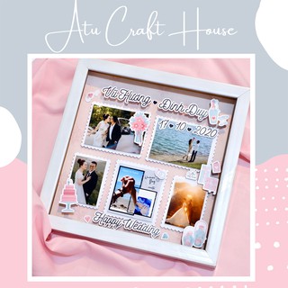 Khung Hình Scrapbook Handmade - Khung Hình Nổi - Sinh Nhật - Kỷ Niệm - Baby - Set Tự Tay Làm