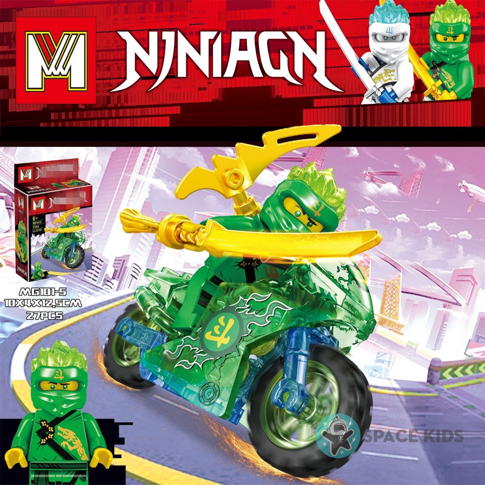 Đồ chơi Lego Ninjago Minifigure đua xe máy 25-31 chi tiết cho bé lắp ráp mô hình Lego giá rẻ