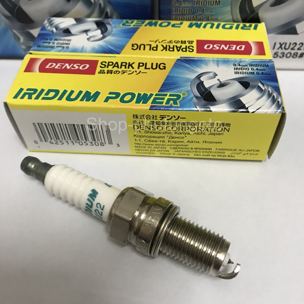 Bugi Iridium Denso chính hãng mã IXU22 cho xe Matiz 4, Spark, Suzuki Swift, Etiga.