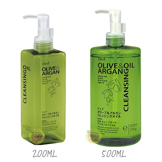 Dầu Tẩy Trang Chiết Xuất Dầu Olive & Argan Deve Clean sing Oil 500ml & 200ml