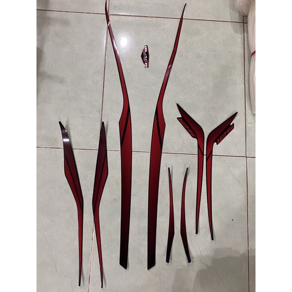 Tem Honda AirBlade 2015 đen nhám