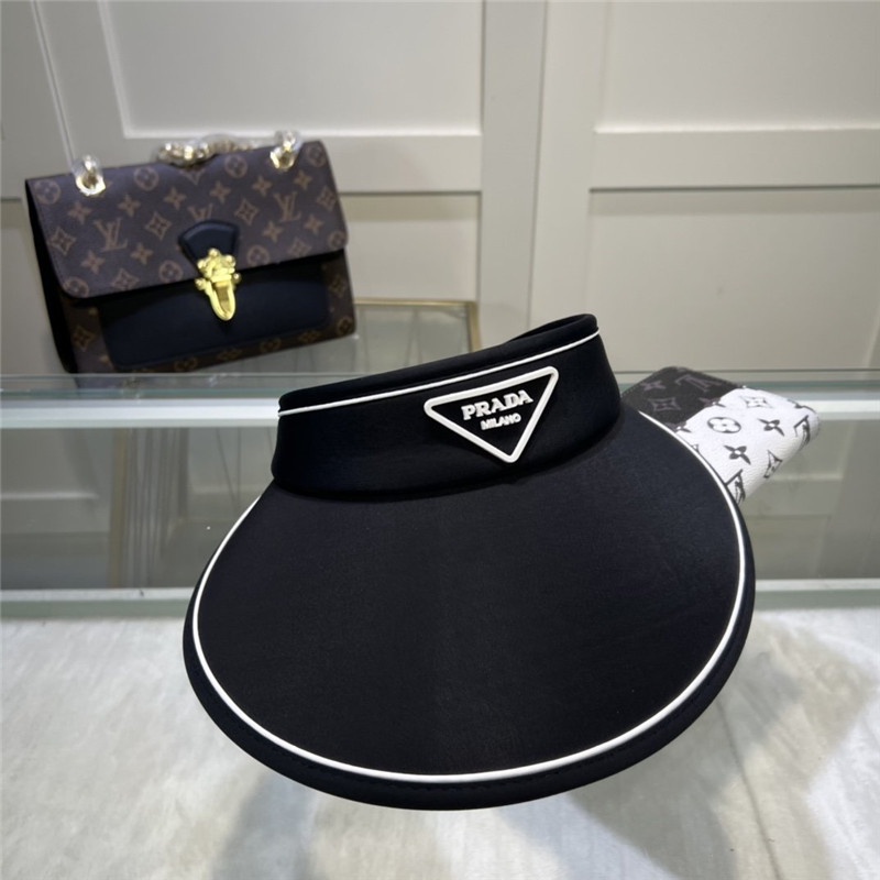 Mũ Lưỡi Trai Chống Nắng In Logo Prada Thời Trang Cá Tính Cho Nam Và Nữ