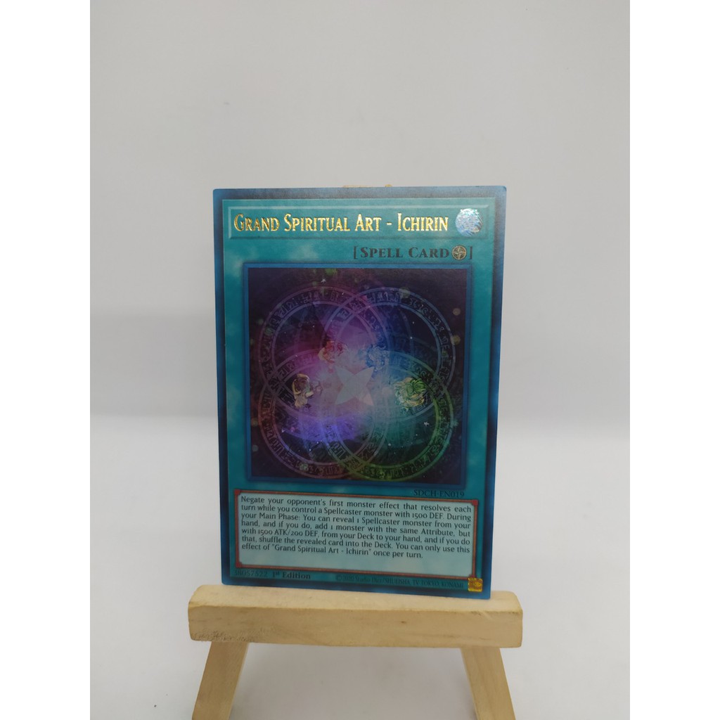 Thẻ Bài Yugioh |Grand Spiritual Art - Ichirin - SDCH-EN019 - Ultra Rare 1st Edition | By Tuấn