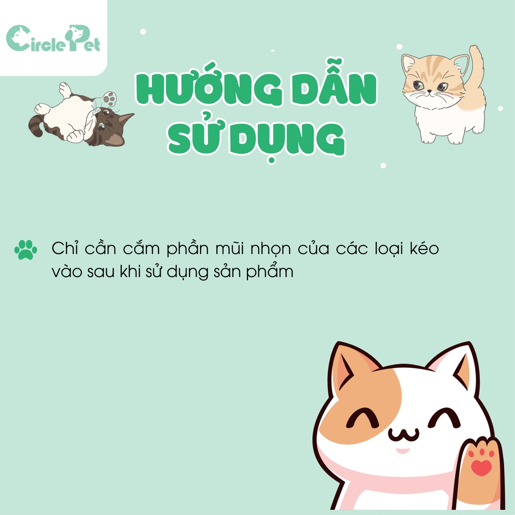 Dụng Cụ Làm Sạch Và Bảo Vệ Kéo Cắt Tỉa TOEX GROOMING SO-505 Hình Trụ Tròn Màu Hồng - Circle Pet