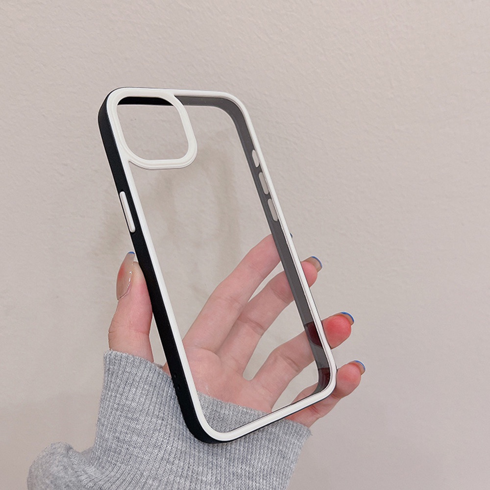 Ốp Điện Thoại TPU Mềm Trong Suốt Chống Sốc Chống Bụi Cho IPhone 14 13 12 11 Pro Max X XR 8 7 Plus