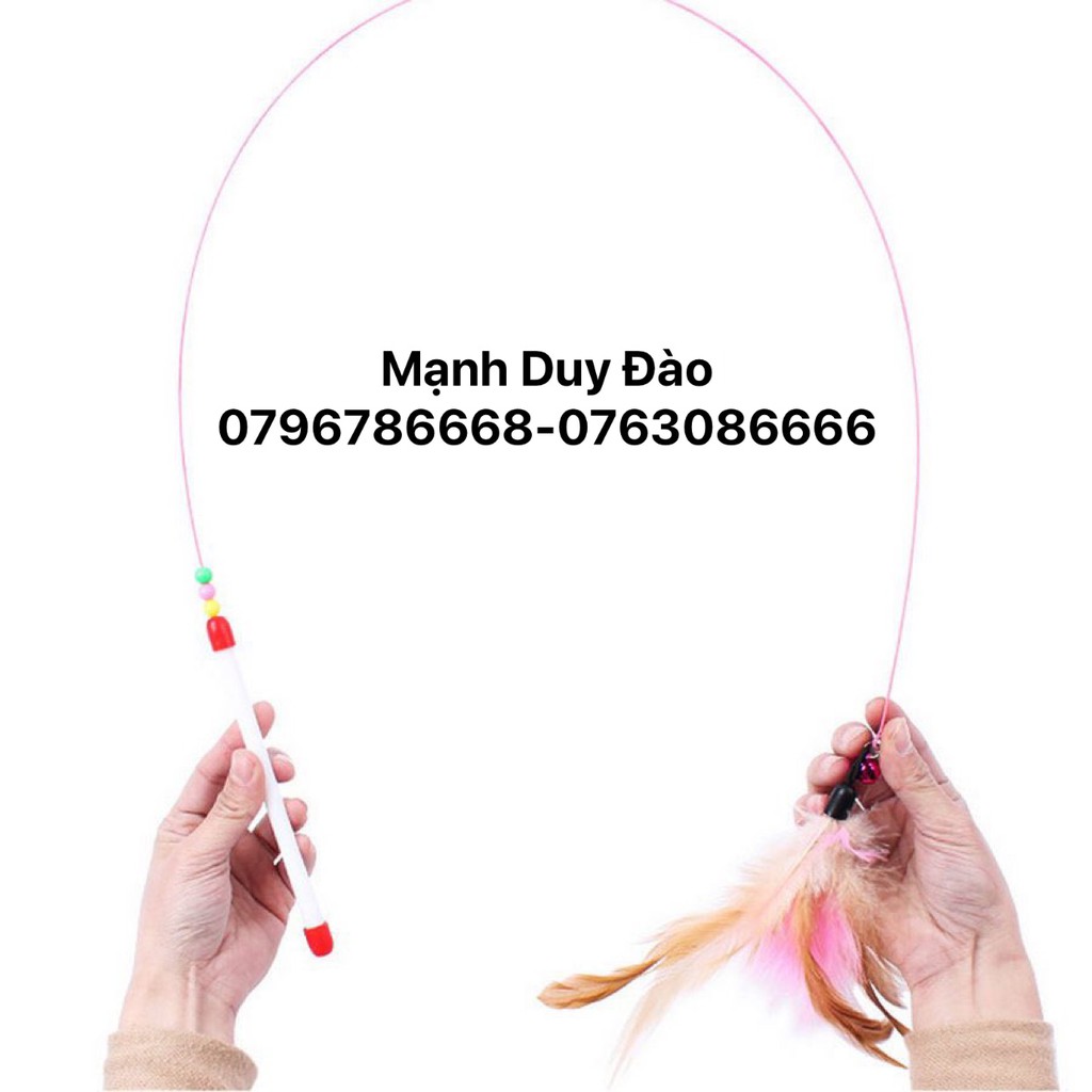 XẢ HÀNG SỐC - CẦN CÂU MÈO LOẠI ĐẸP - ĐỒ CHƠI CHO MÈO