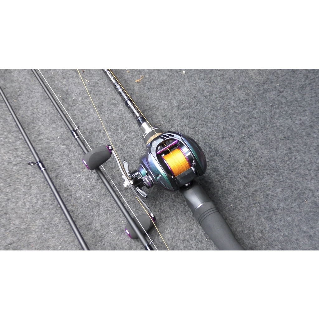 Combo Lure 900K Cần Hunting Black 2m1 và máy PROBEROS và dây Toman