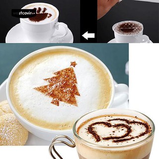 Bộ khuôn rắc bột trang trí cappuccino