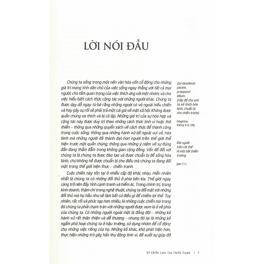 Sách - 33 Chiến Lược Của Chiến Tranh
