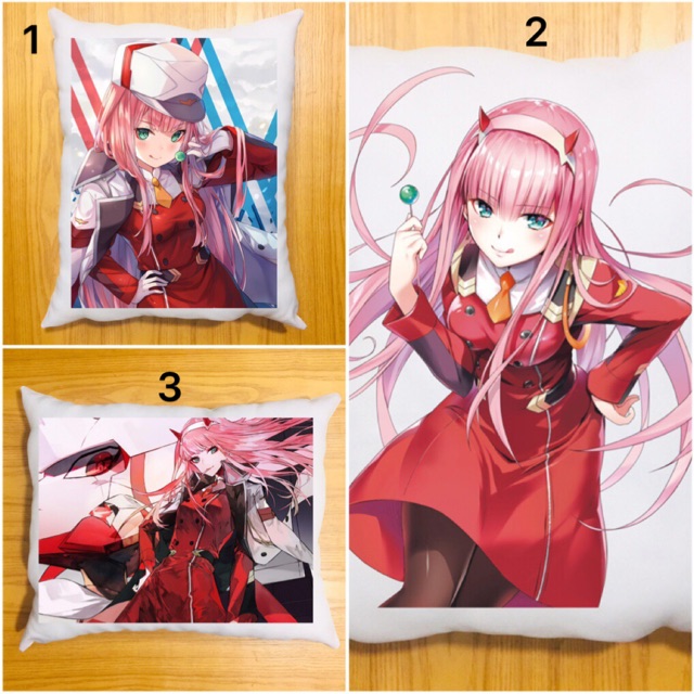 Gối darling in the Franxx 40x50 cm ruột bông hàn quốc