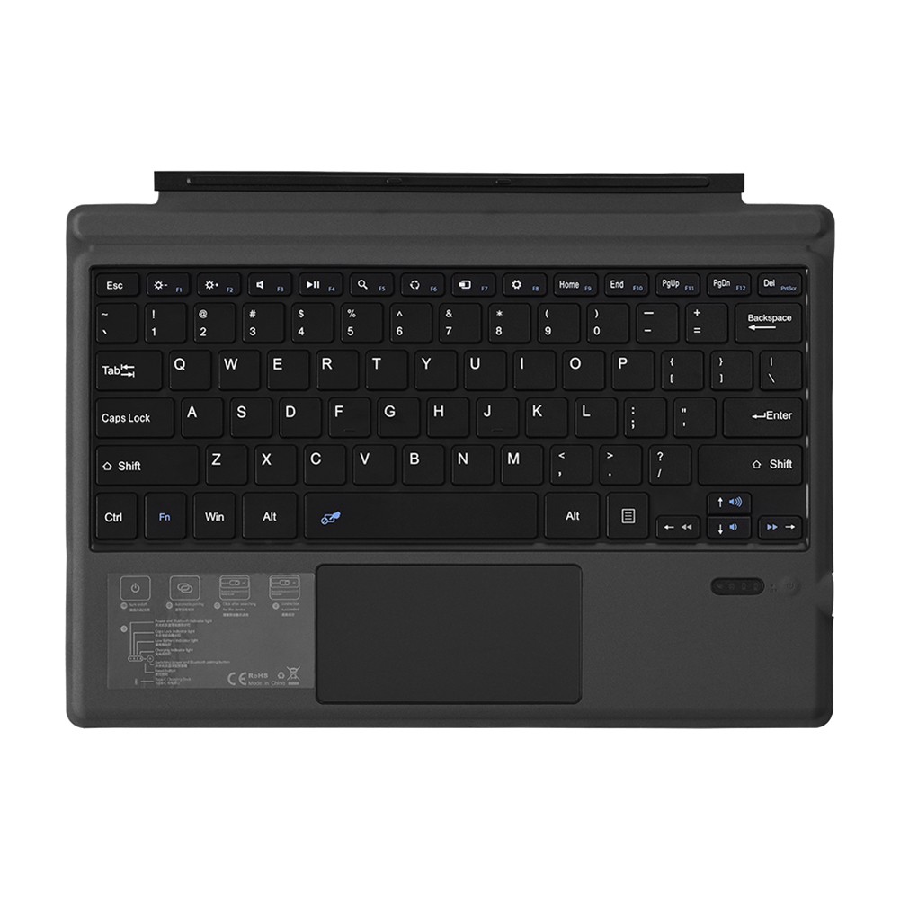 Bàn phím máy tính bảng Bluetooth 3.0 Type-C không dây cho Microsoft Surface Pro 3 / 4 / 5 / 6 / 7 / Go / Go2