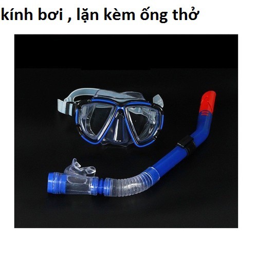 Kính lặn kèm ống thở , kính lặn chống sương mù và tia cực tím