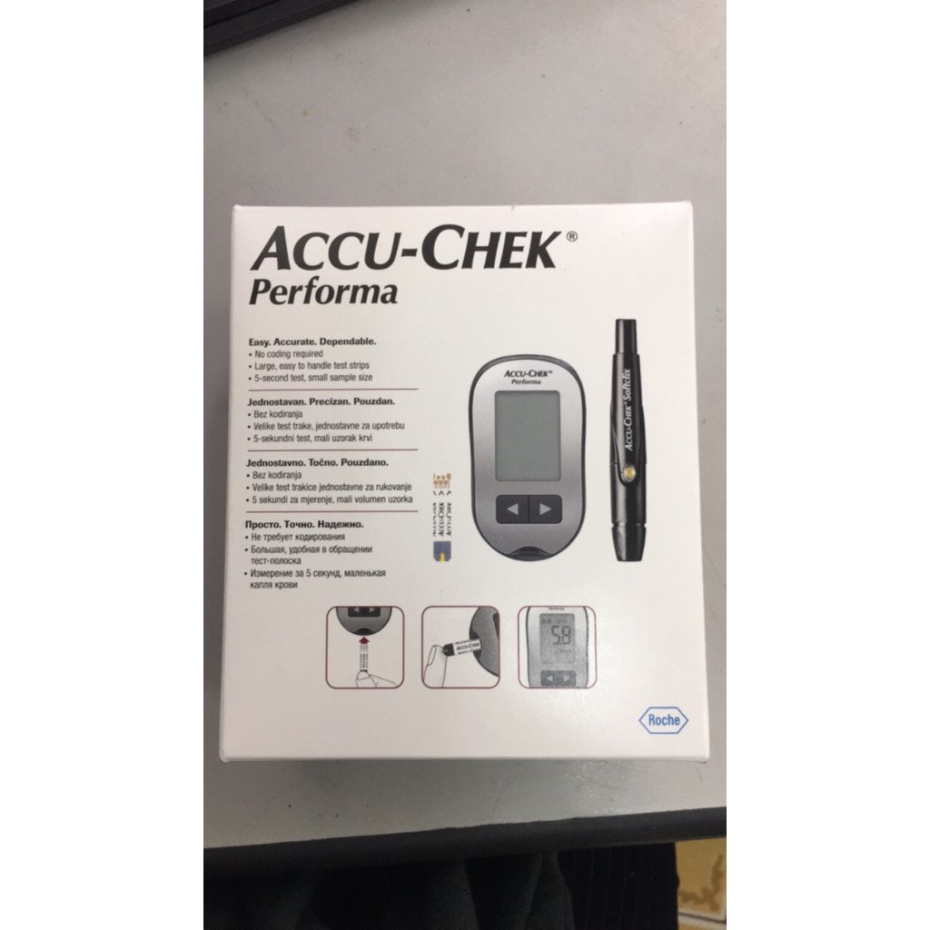 MÁY ĐO TIỂU ĐƯỜNG, ĐƯỜNG HUYẾT ACCU-CHEK PERFORMA -CHÍNH HÃNG