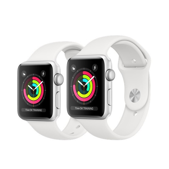 Đồng hồ thông minh Apple Watch Series 3 GPS - 38mm/42mm - vỏ nhôm - nguyên seal - mới 100%