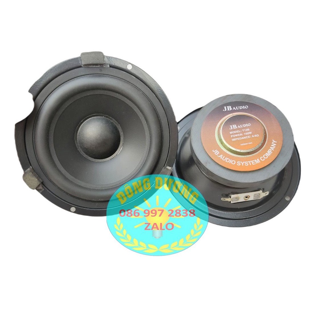 LOA MID 12 JB AUDIO TỪ 90MM COIL 26MM GÂN CAO SU - LOA TRỢ LỜI