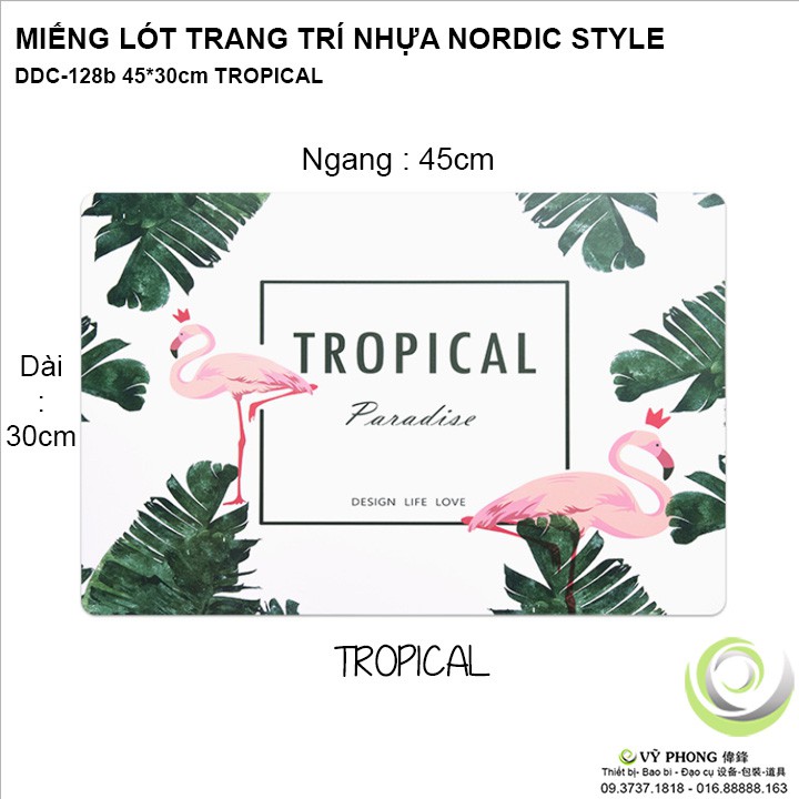 MIẾNG LÓT TRANG TRÍ BÀN ĂN NORDIC STYLE TRANG TRÍ CHỤP ẢNH SẢN PHẨM INS DDC-128a,b,c