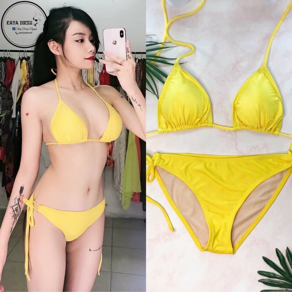 [Mã FAXANH245 giảm 10K đơn 50K] Bikini bộ bơi đồ bơi đi biển 2 mảnh tam giác basic sexcy (nhiều màu) LUSHE TGQDR | BigBuy360 - bigbuy360.vn