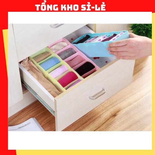 Hộp Đựng Đồ Lót, Vớ Tất, 5 Ngăn Đa Năng Tiết Kiệm Không Gian - Khay đựng phụ kiện, Mỹ Phẩm 88102  TỔNG KHO SỈ VP88