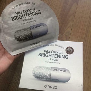 Mặt nạ Vita Cocktail Brightening Mẫu Mới - Chính Hãng