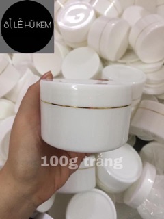 Hủ đựng kem body đen 100g