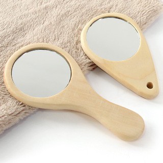 Nhà Cây - Gương gỗ mini cầm tay / bỏ túi  MCV54