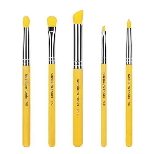 set 5 cọ Bdellium mắt khói Yellow Bamboo Smokey Eye 5pc brush set