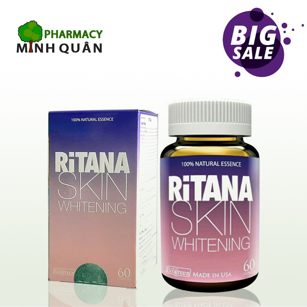 ✅VIÊN UỐNG TRẮNG DA RITANA SKIN WHITENING
