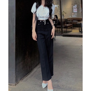 [SẴN] SƠ MI CROPTOP BUỘC EO ẢNH CHỤP THẬT