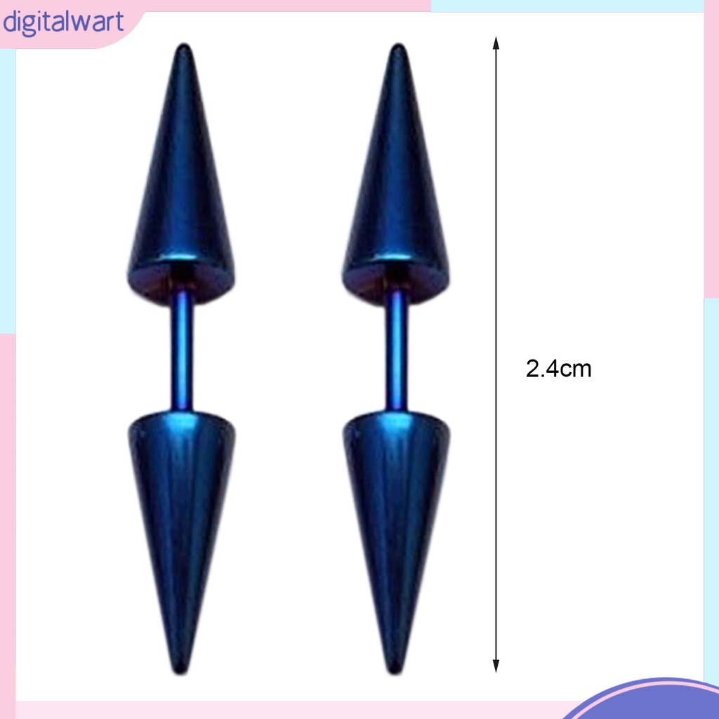 1 Đôi Bông Tai Đinh Tán Đôi Thời Trang Cá Tính