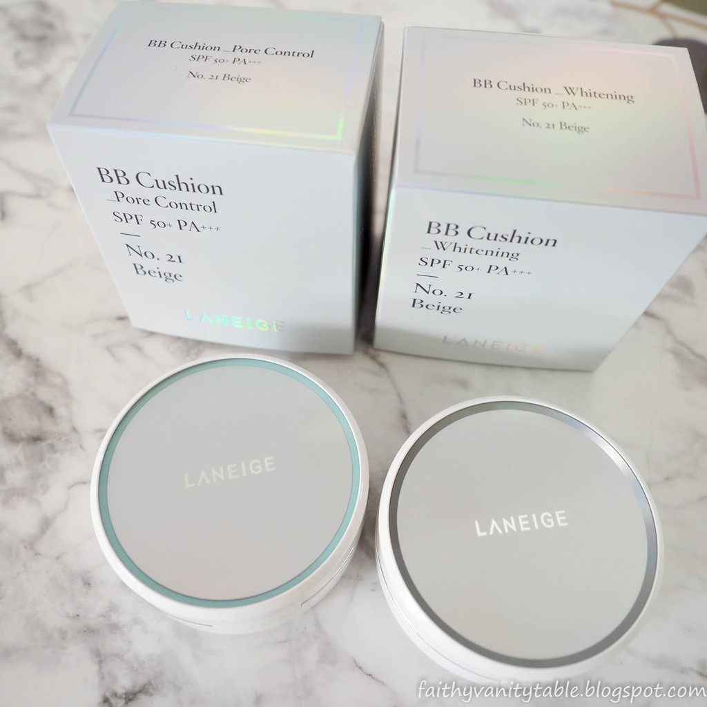 PHẤN NƯỚC Kiềm Dầu Laneige BB Cushion Pore Control SPF50+ PA+++[Set 2 lõi]