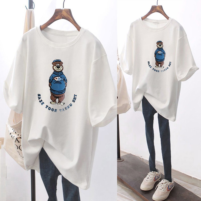 NRVP Áo Thun Tay Ngắn In Hình Thời Trang Hè 2020 Dành Cho Nữ