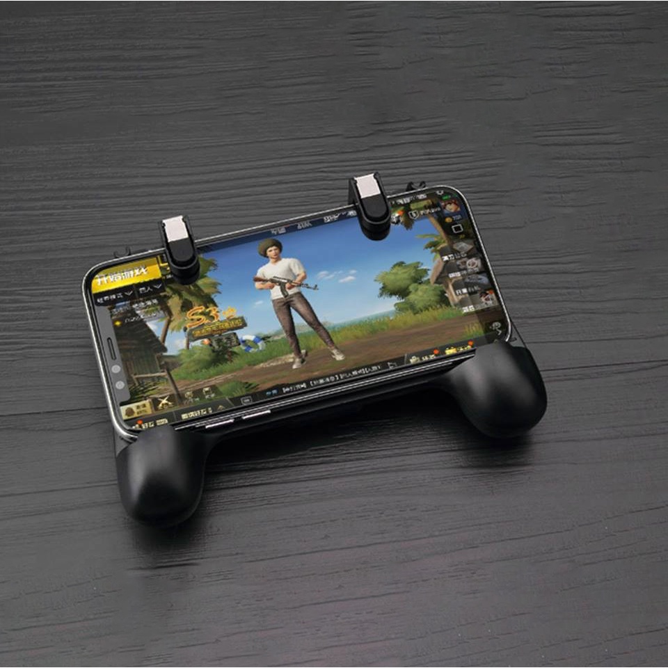 Tay cầm chơi game SR cho điện thoại, tay cầm chơi game PUBG, liên quân, FO4 tản nhiệt tốt và pin sạc dự phòng 2000mah