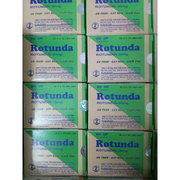 Viên uống Rotunda dễ ngủ hộp 100 viên