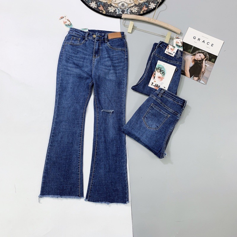 BÁN SỈ QUẦN JEAN XANH LOE MS056 CHO NỮ | BigBuy360 - bigbuy360.vn