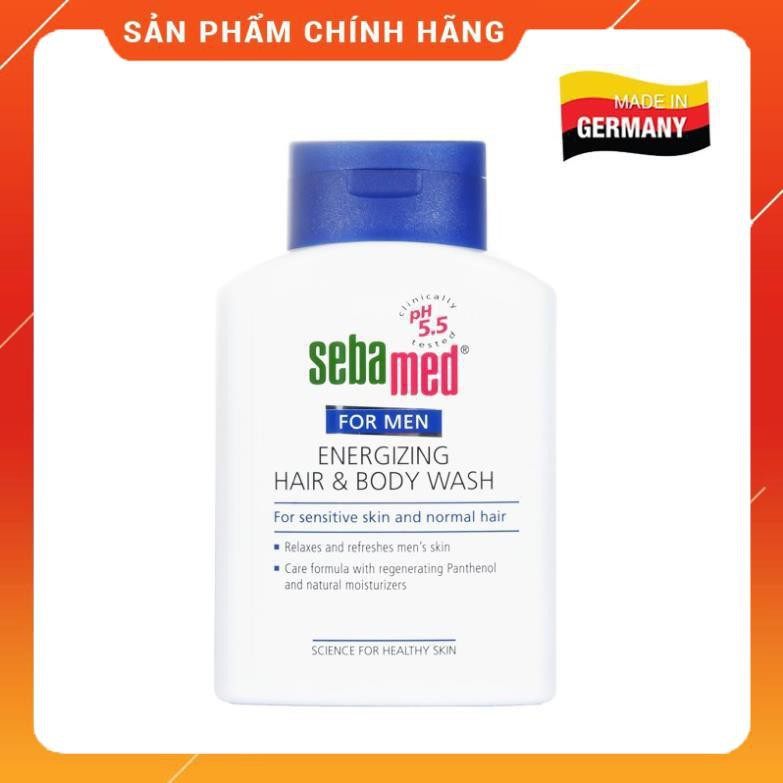 Sebamed Dầu Gội Và Sữa Tắm Dành Cho Nam Enerzing Hair And Body Wash For Men pH5.5 (200ml)