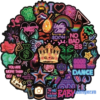 Bộ 50 Miếng Dán Graffiti Chống Thấm Nước